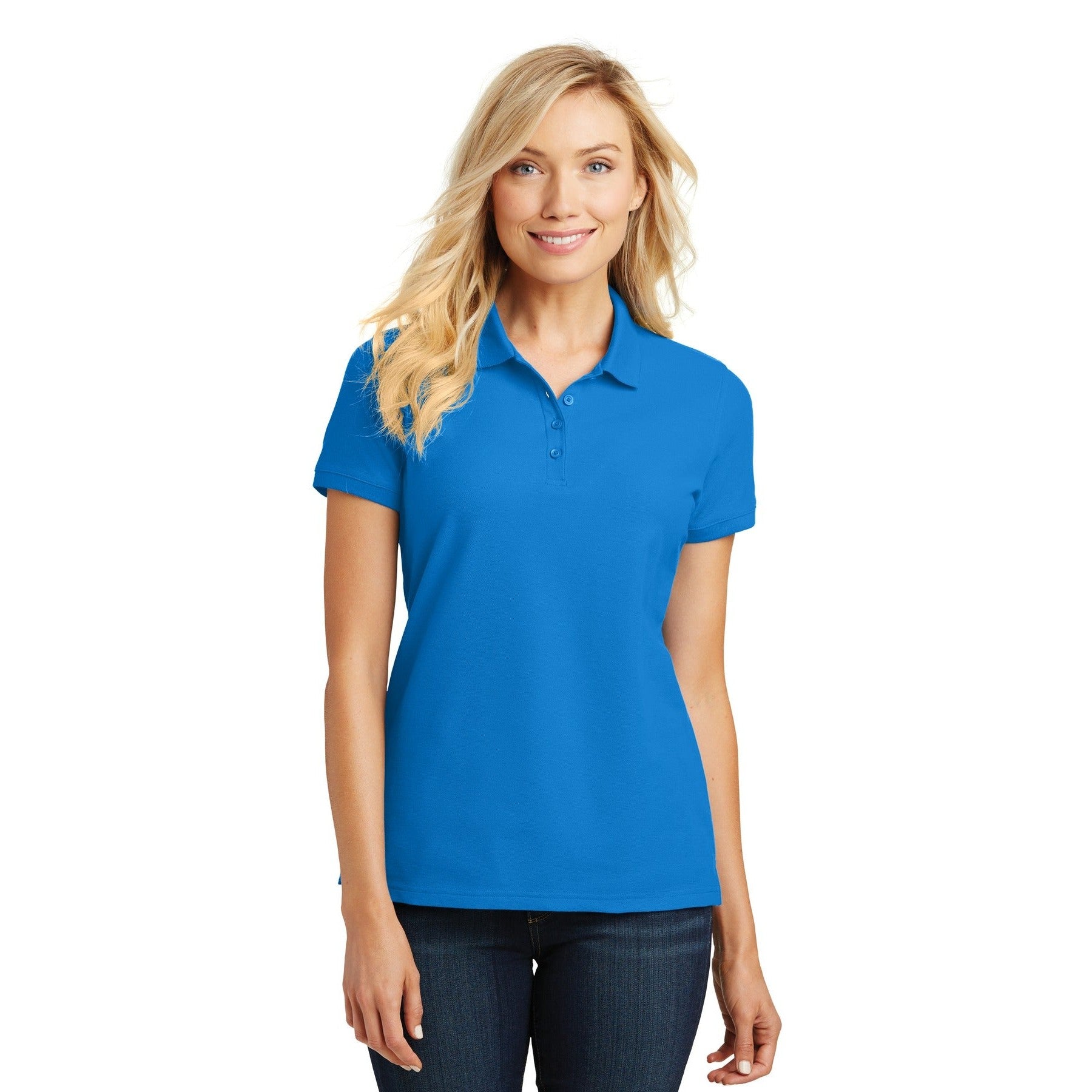 Port Authority-Port Authority® Women's Core Classic Pique Polo. L100-MedTech-4